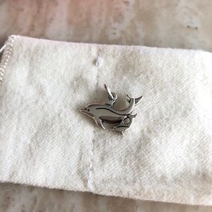 James Avery Mother & Baby Dolphin Charm